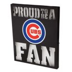 Chicago Cubs Metal LED Wall Decor